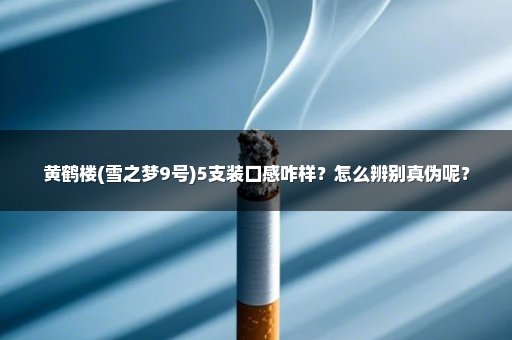 黄鹤楼(雪之梦9号)5支装口感咋样？怎么辨别真伪呢？