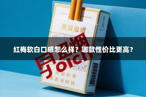 红梅软白口感怎么样？哪款性价比更高？